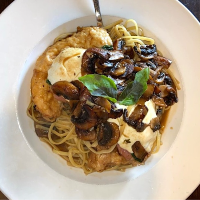Chicken Saltimbocca.