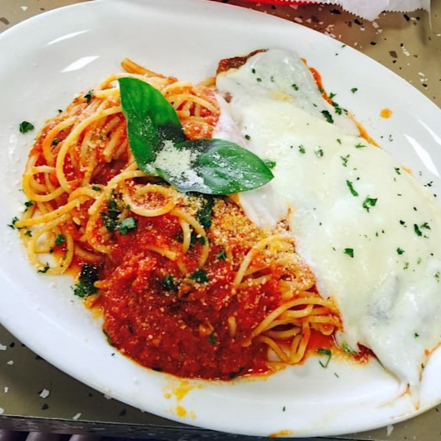 Eggplant Parmigiana.